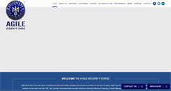 Desktop Screenshot of agilesecurityforce.com